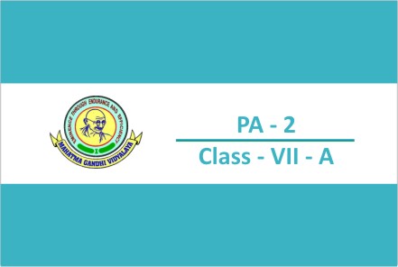 Class VII A - PA - II